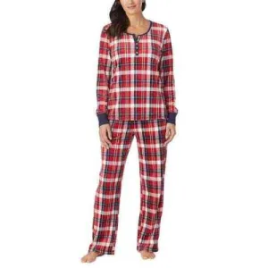 Nautica 2Piece Women's Silky Stretch Fleece Sleepwear Set