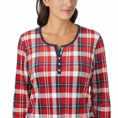 Nautica 2Piece Women's Silky Stretch Fleece Sleepwear Set
