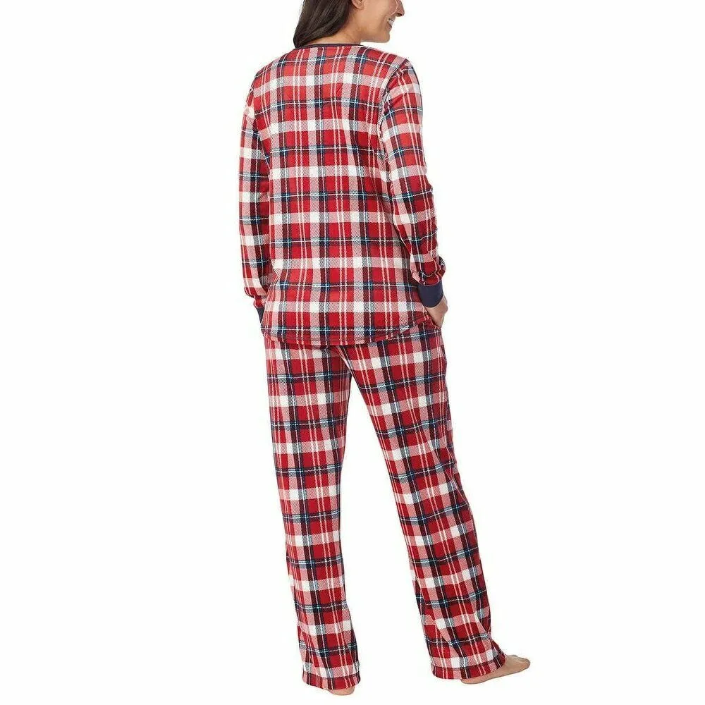 Nautica 2Piece Women's Silky Stretch Fleece Sleepwear Set