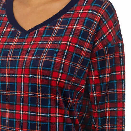 Nautica Women's 2 Piece Fleece Pajama Sleepwear Set