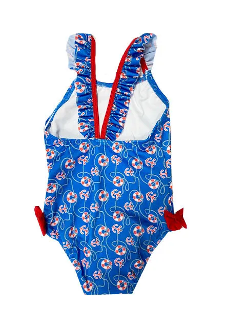 Nautical Girl's Swimsuit