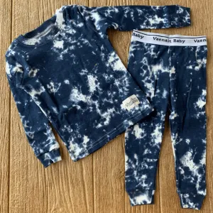 Navy Tie Dye Pajamas