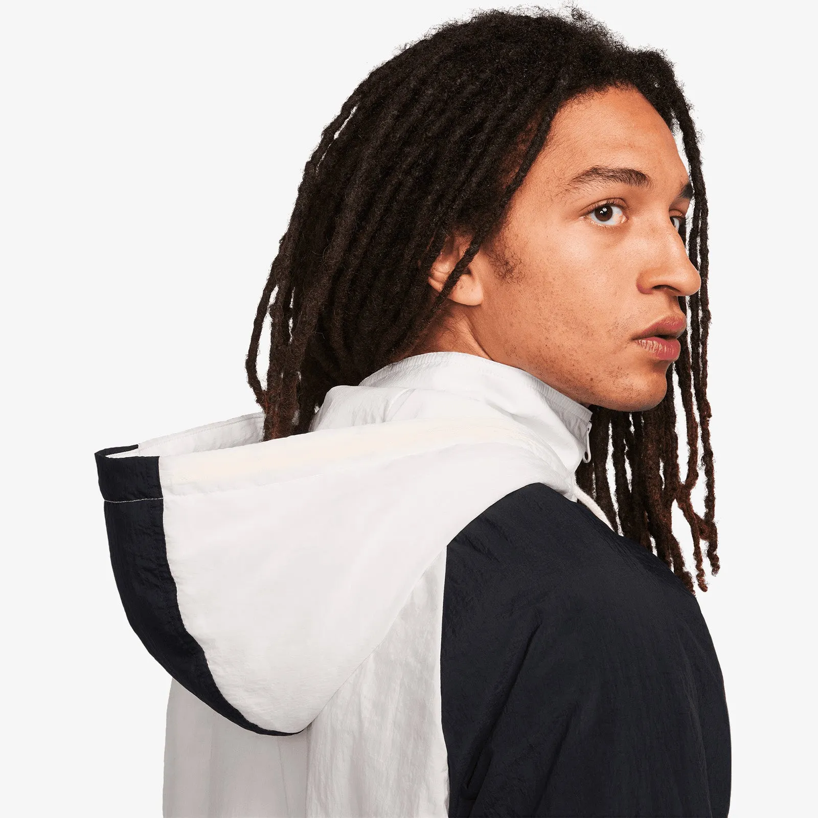 Nike Woven Pullover Jacket - Phantom/Black