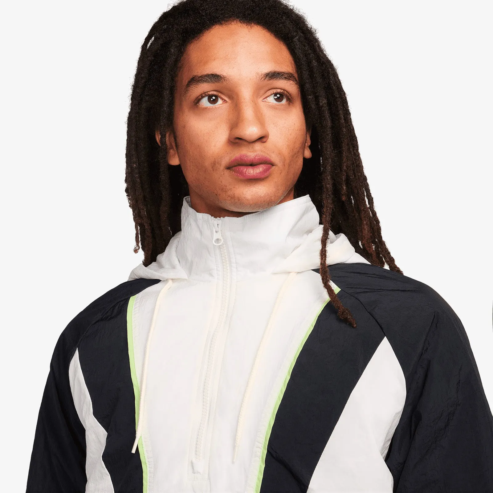 Nike Woven Pullover Jacket - Phantom/Black