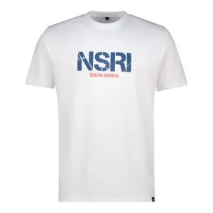 NSRI Distressed Cape Town Short Sleeve T-Shirt - White
