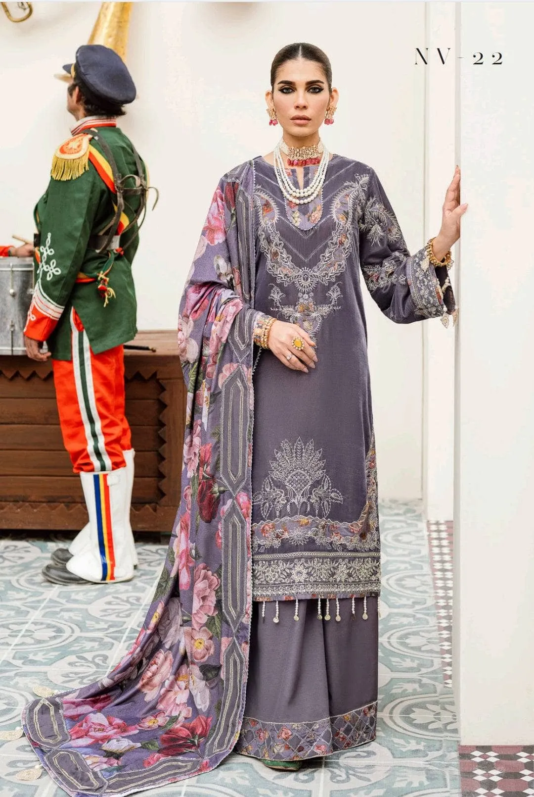 Nureh Shehnai Velvet Luxury Formals