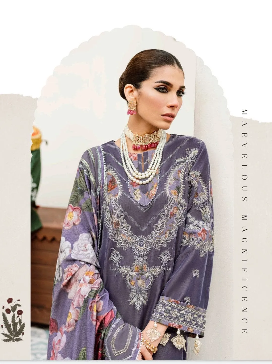 Nureh Shehnai Velvet Luxury Formals