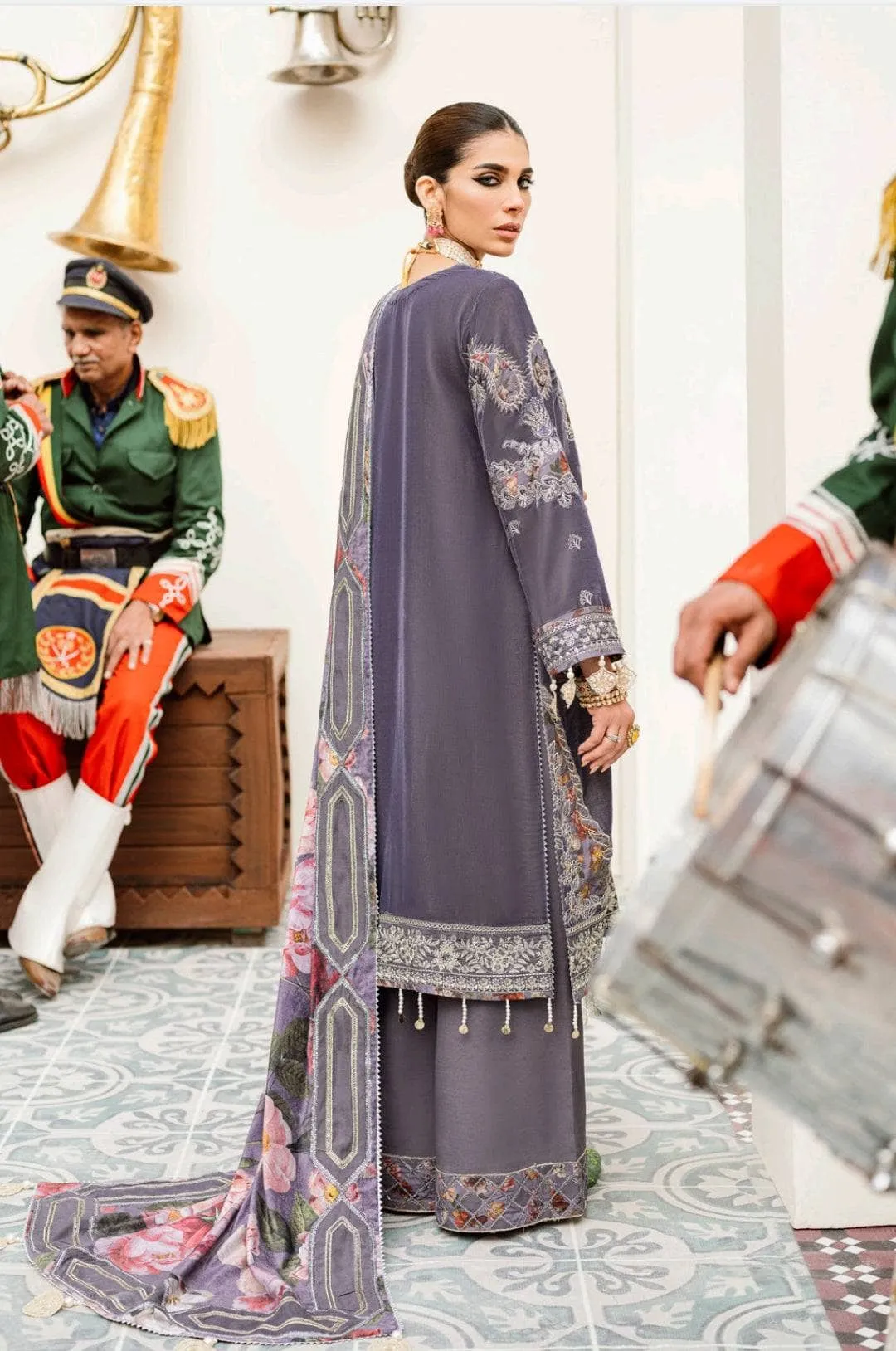 Nureh Shehnai Velvet Luxury Formals