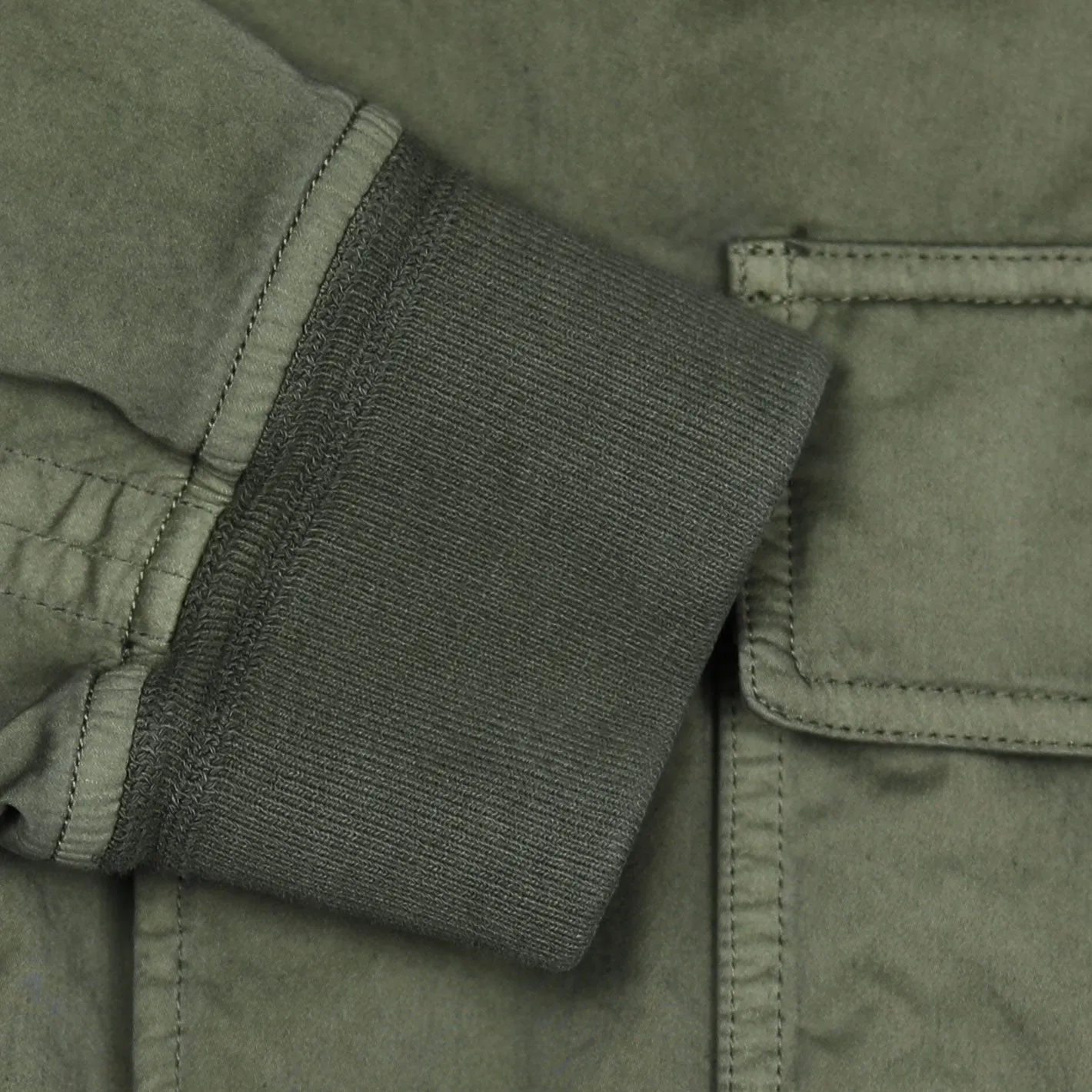 Olive Green Cotton Nylon Unlined Valstarino Jacket