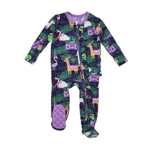 Olivia's Ornaments Ruffle Zipper Footie