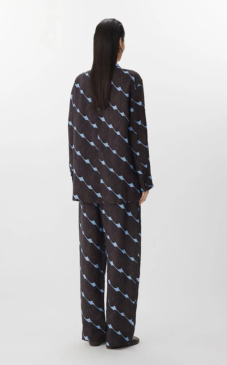 Pants / JNBY City Print Cuffed Tapered Pants