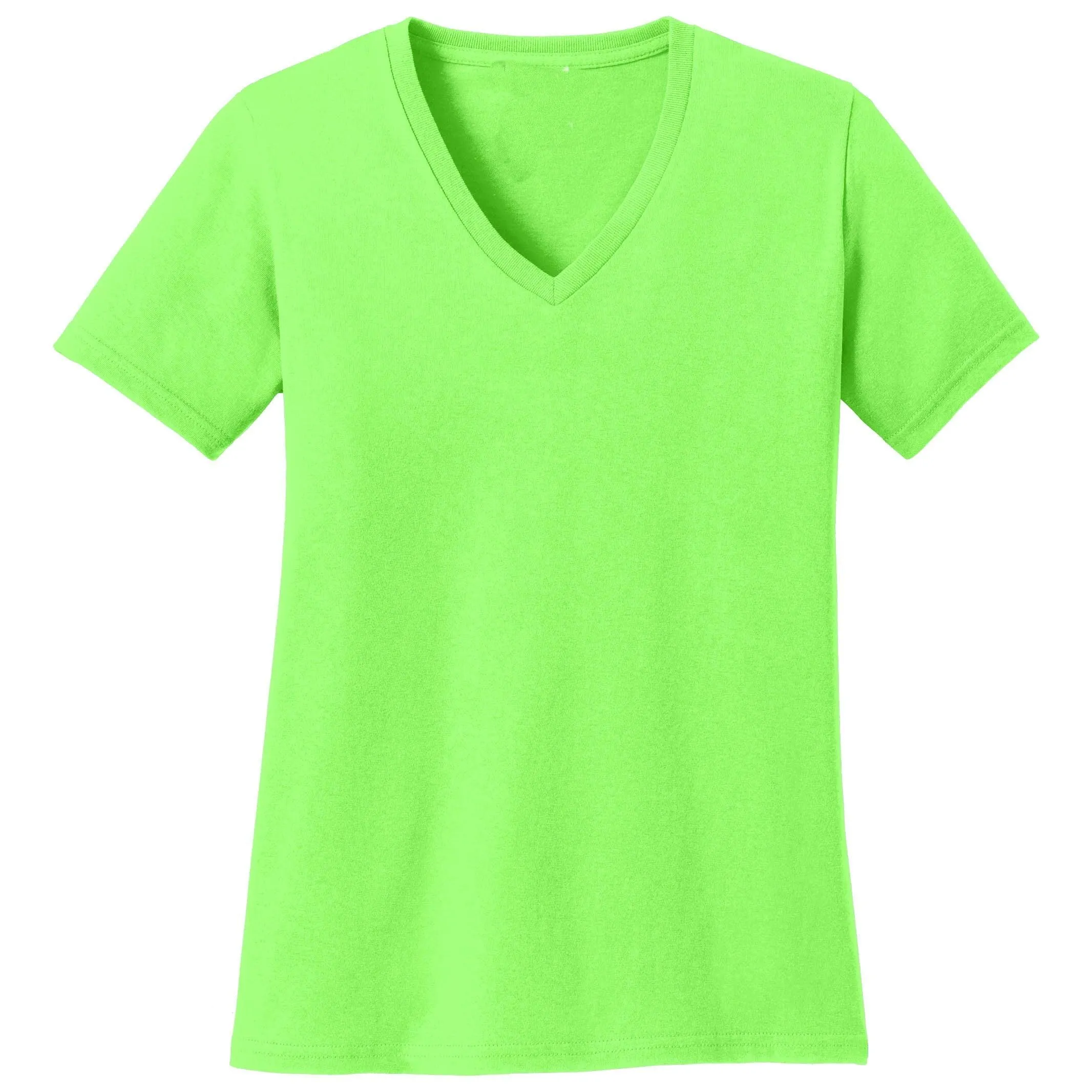 PBG 6 Pack Women's Cotton Blend V-Neck Short Sleeve T-Shirts.