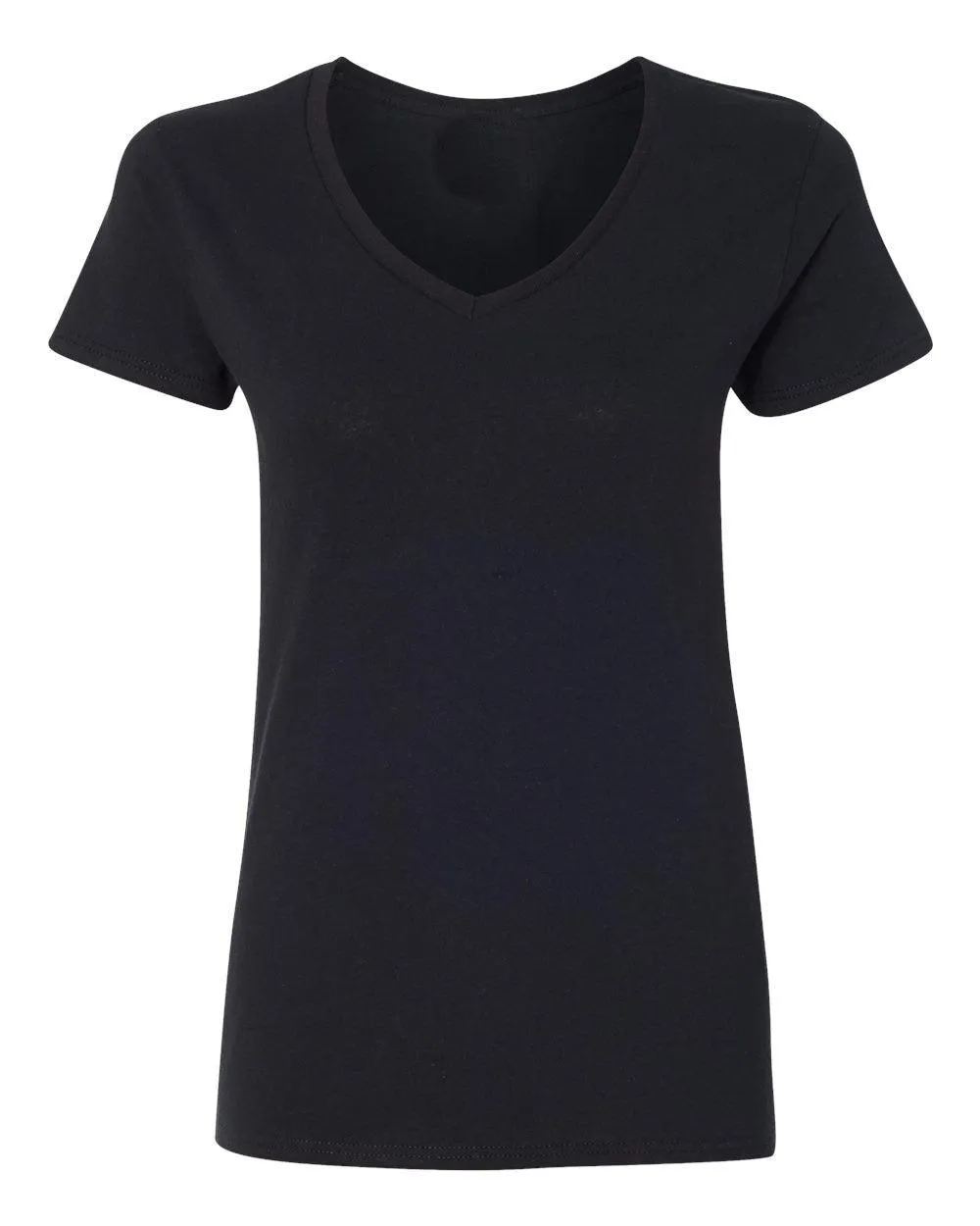 PBG 6 Pack Women's Cotton Blend V-Neck Short Sleeve T-Shirts.