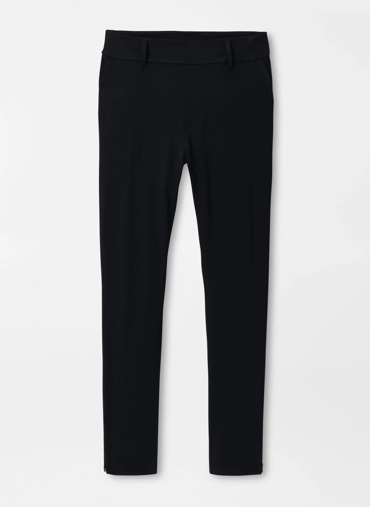 Peter Millar Womens Bingham High Stretch Ankle Pant - BLACK