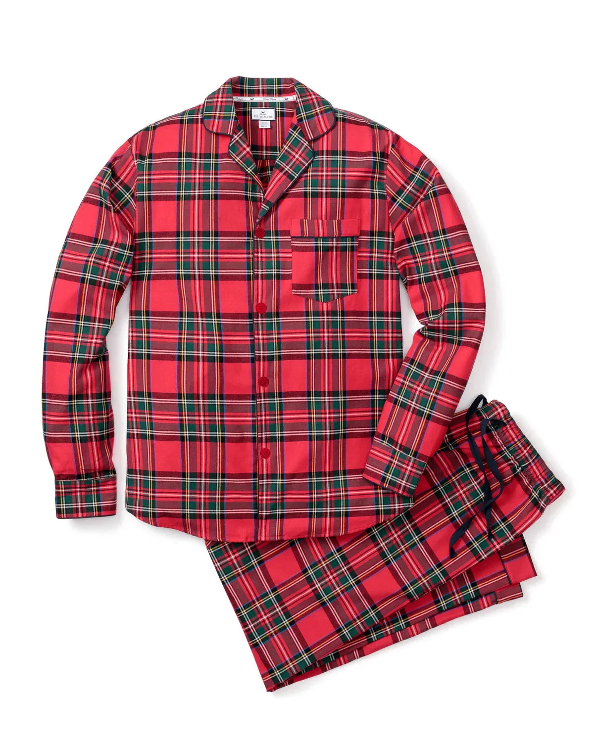 PETITE PLUME- MEN'S BRUSHED COTTON PJ SET