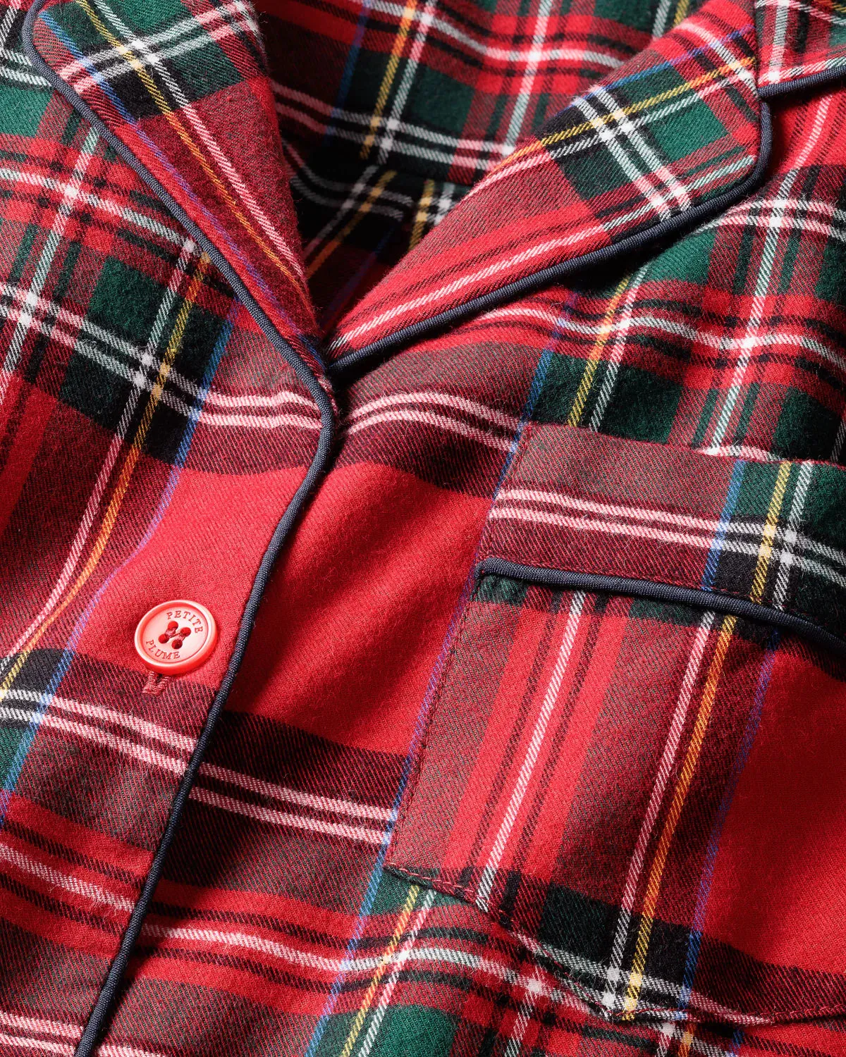PETITE PLUME- MEN'S BRUSHED COTTON PJ SET