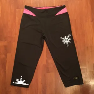 Philippines Rising Sun YOGA CAPRI PANTS (PINK)
