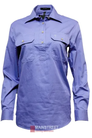 Pilbara Ladies Long Sleeve Closed Front Shirt