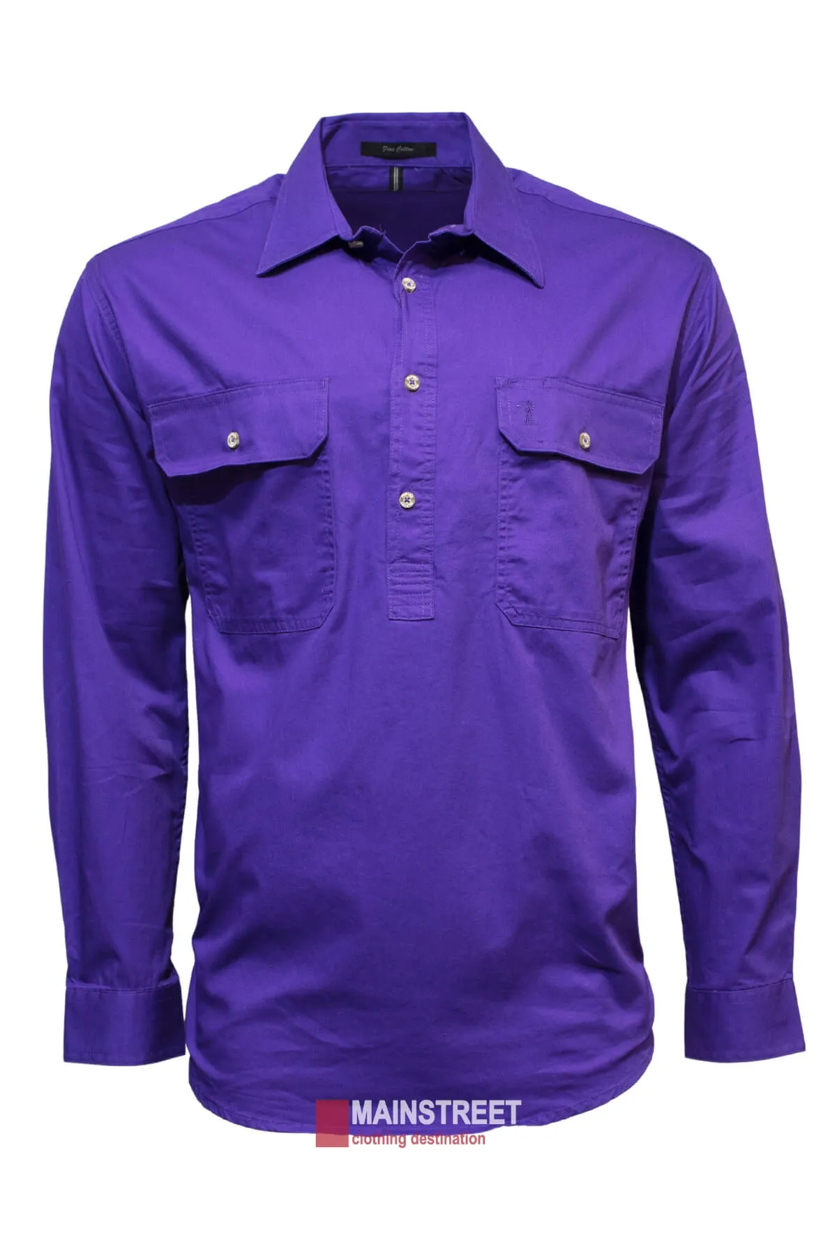 Pilbara Long Sleeve Closed Front Shirt