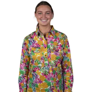 Pineapple Women’s Half Button Workshirt