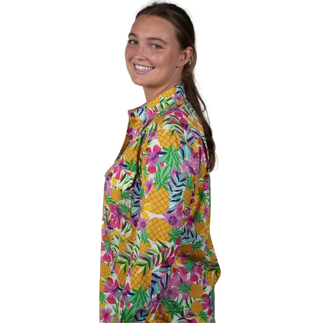 Pineapple Women’s Half Button Workshirt