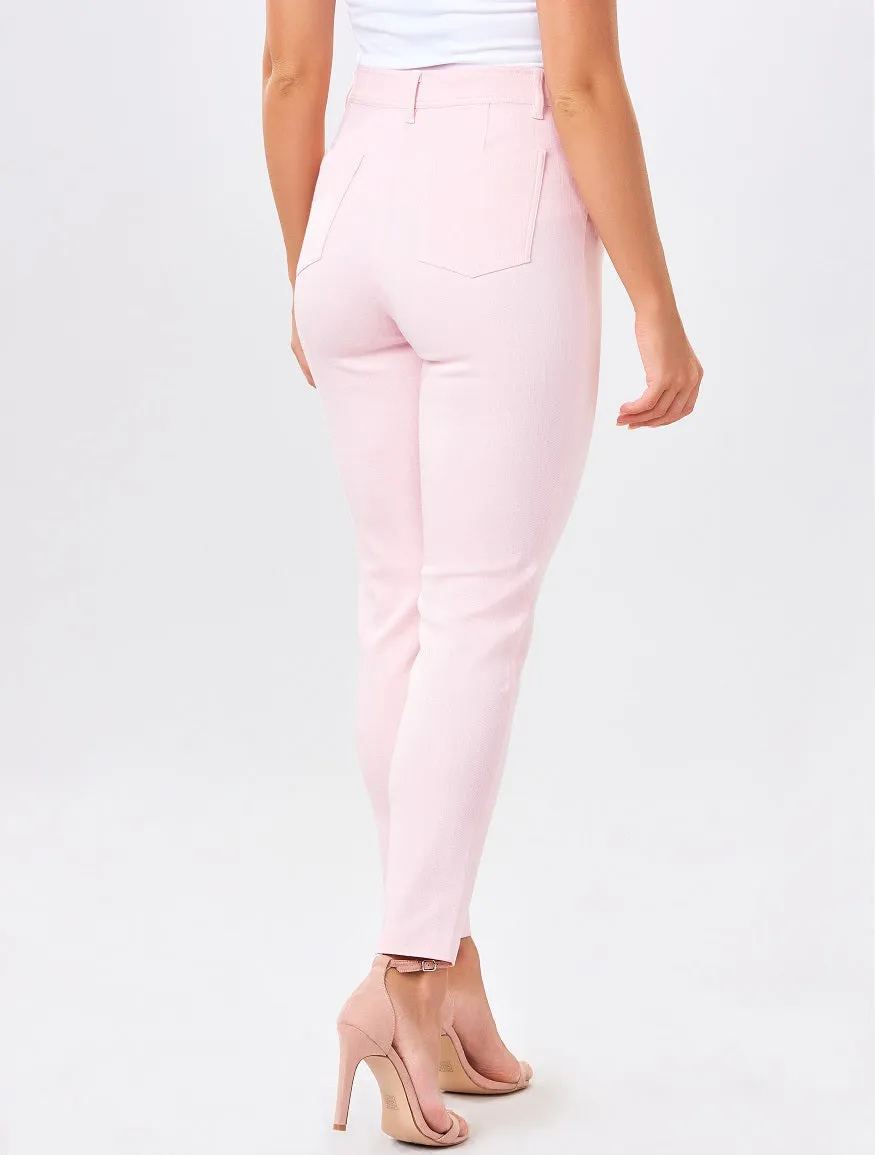Pink Stretch Denims