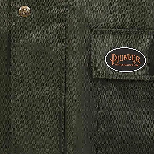 Pioneer V3040340 Tree Planter Heavy-Duty Rain Jacket, 2 Large Cargo Pockets