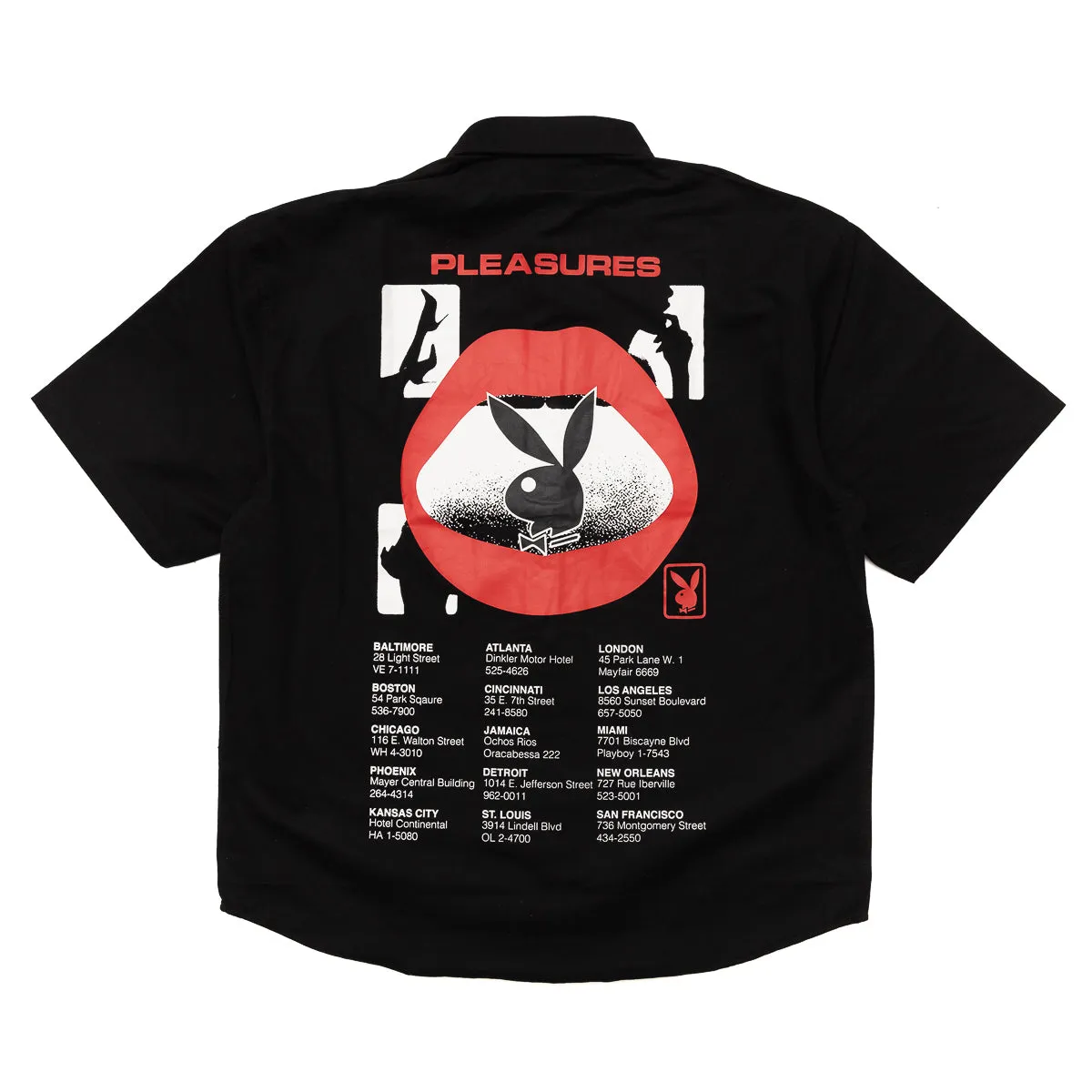 Pleasure x Playboy Film Crew Work Shirt 'Black'