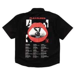 Pleasure x Playboy Film Crew Work Shirt 'Black'