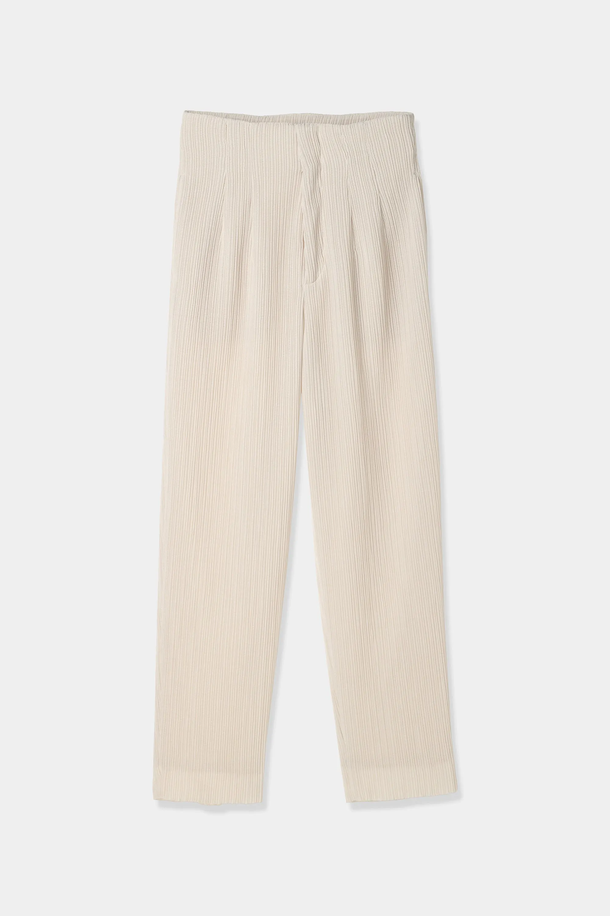 pleats tapered pants