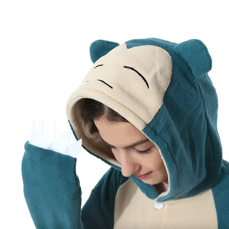 Pokemon Kids Onesie Pajamas Pikachu Men Women Anime Flannel Gengar Kigurumi Charizard Sleepwear Suit Christmas Gift