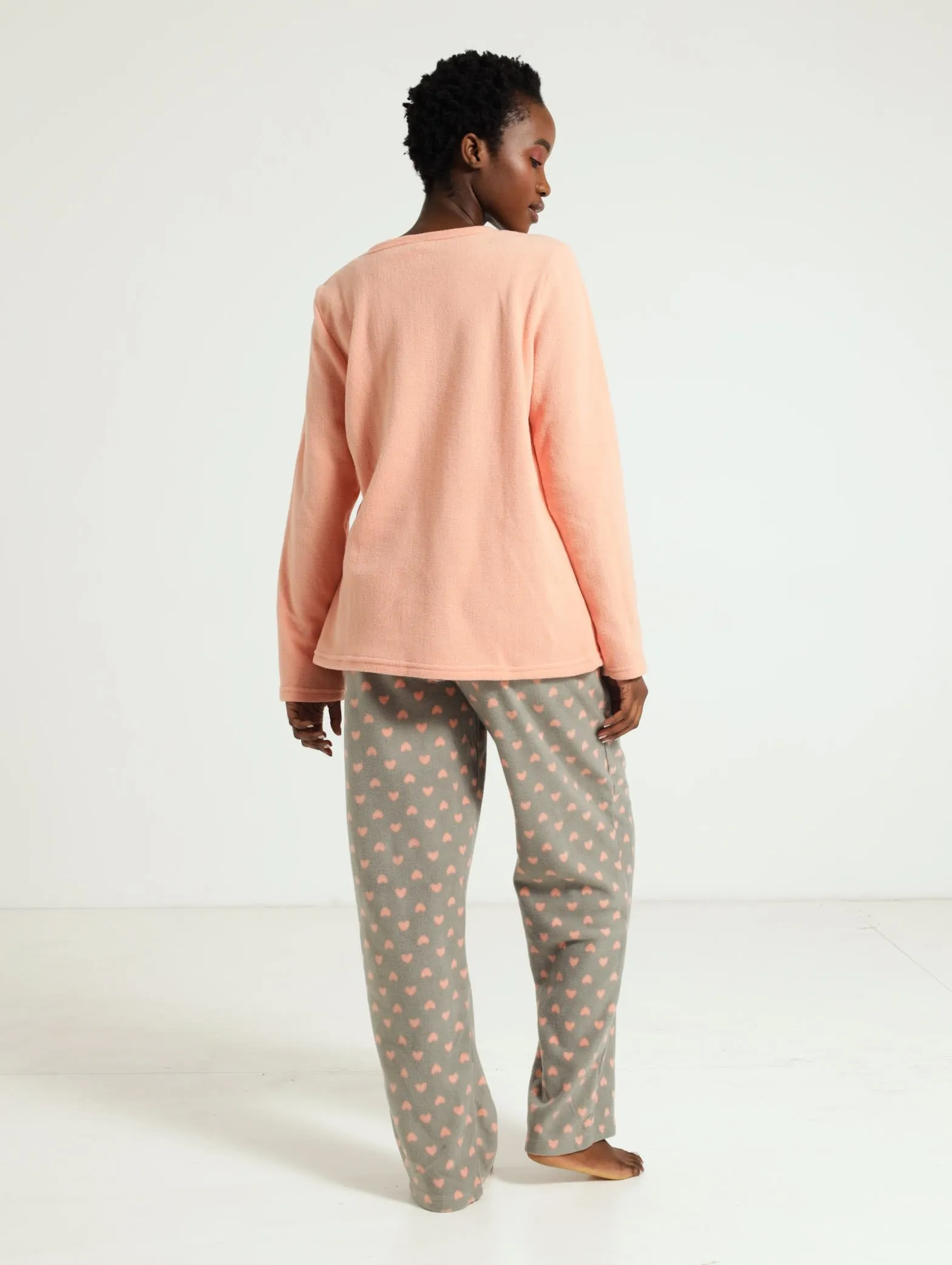 Polar Fleece Pj Set - Pink