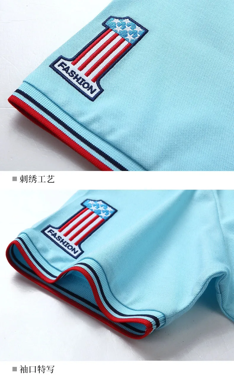 Polo Summer Pure Cotton Short Sleeve T-Shirts