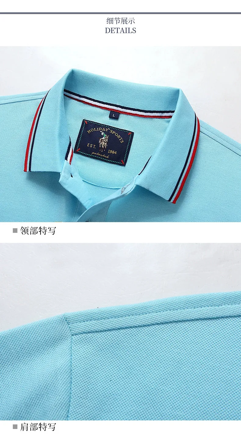 Polo Summer Pure Cotton Short Sleeve T-Shirts
