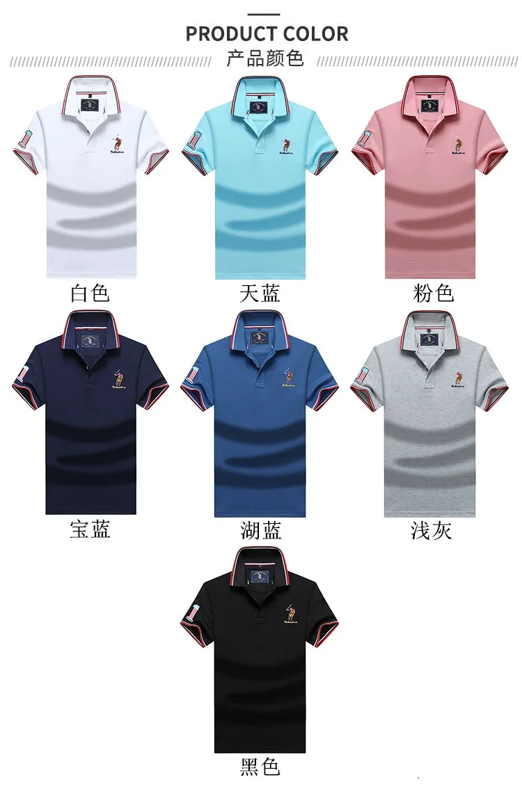 Polo Summer Pure Cotton Short Sleeve T-Shirts
