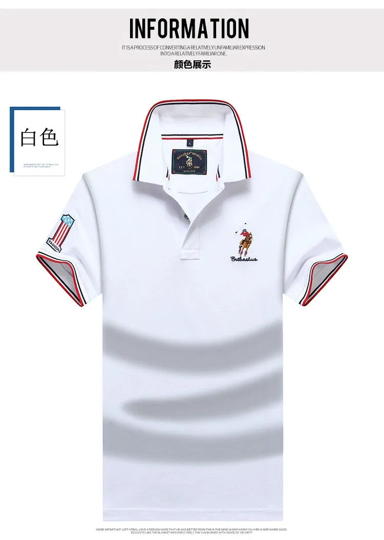 Polo Summer Pure Cotton Short Sleeve T-Shirts