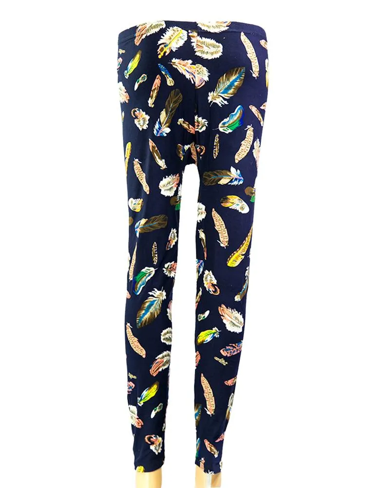 Printed Tights - Jersey Pajama For Women - PP-004