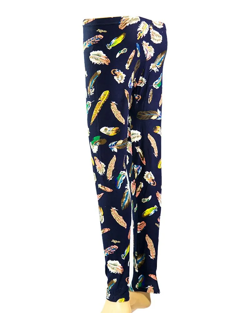Printed Tights - Jersey Pajama For Women - PP-004