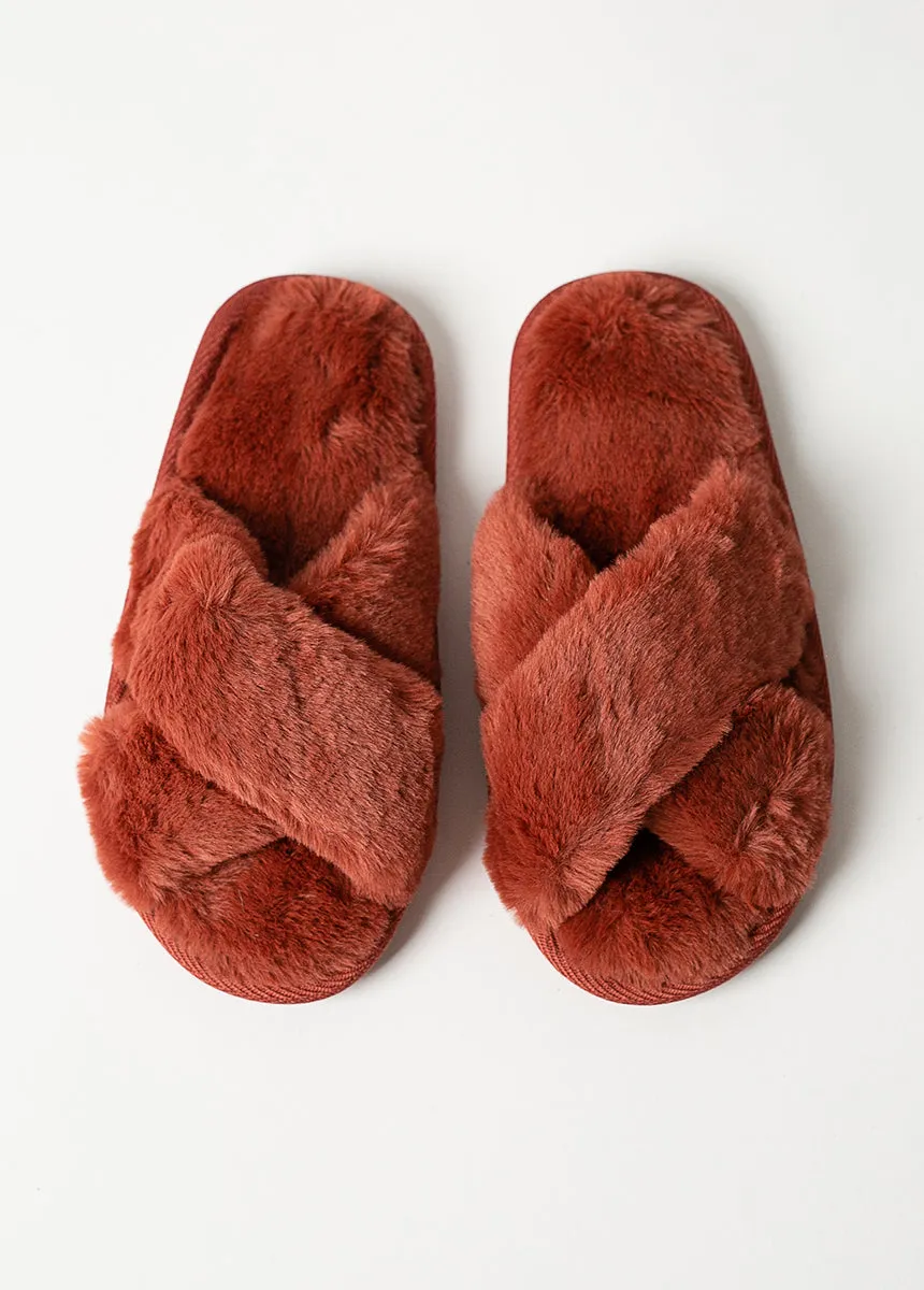 Prisca Slippers in Cinnamon