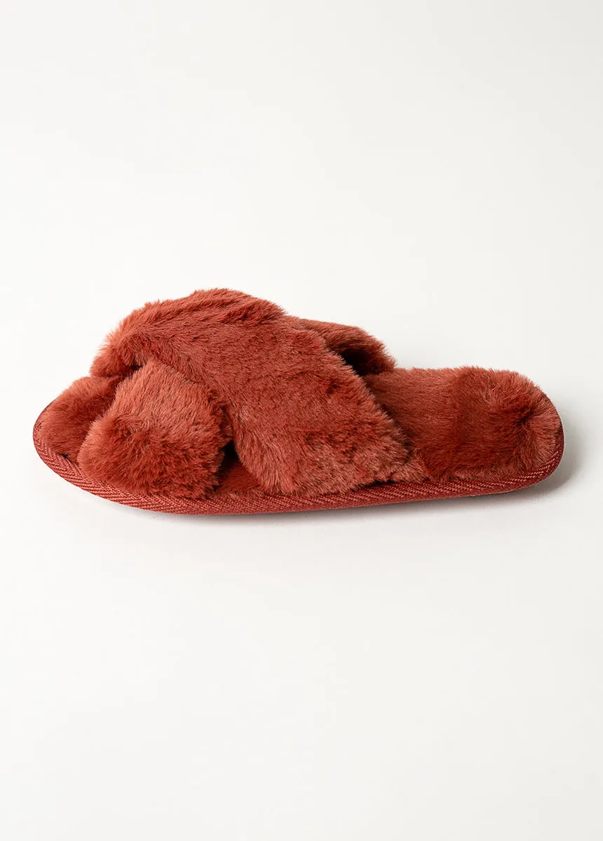 Prisca Slippers in Cinnamon