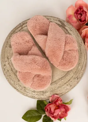 Prisca Slippers in Nude Pink