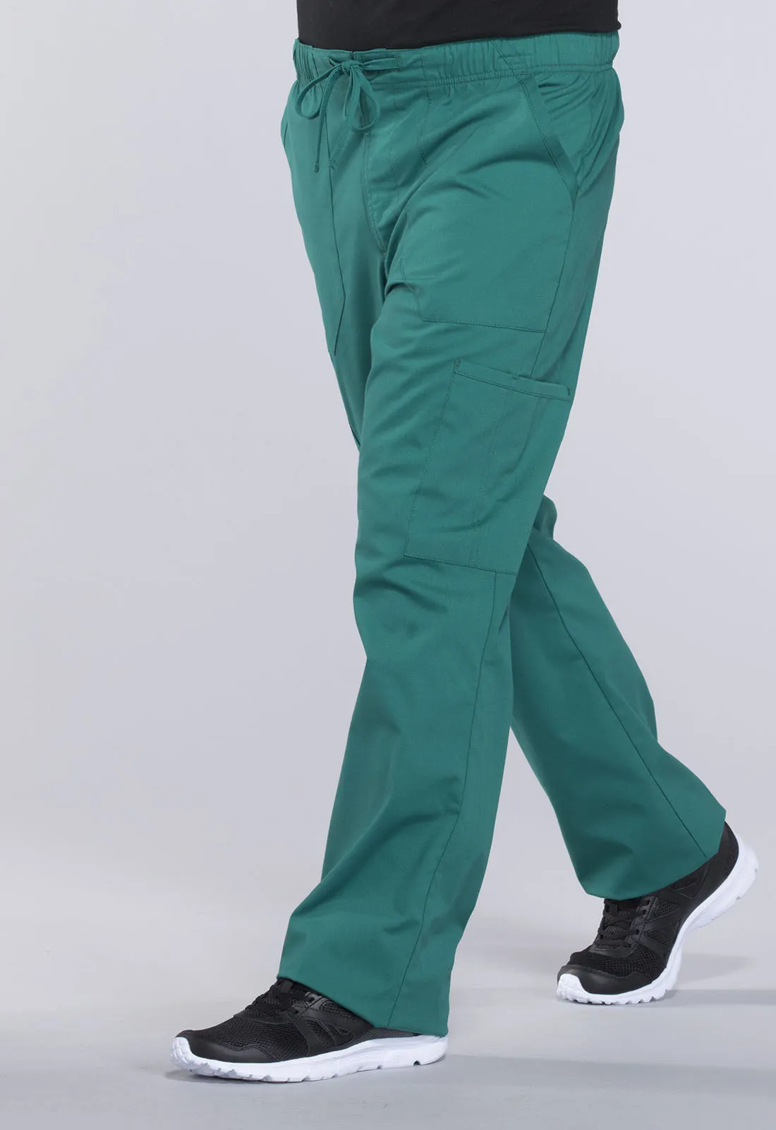 Professionals WW190 Men's Tapered Leg Fly Front Cargo Pants Hunter Green