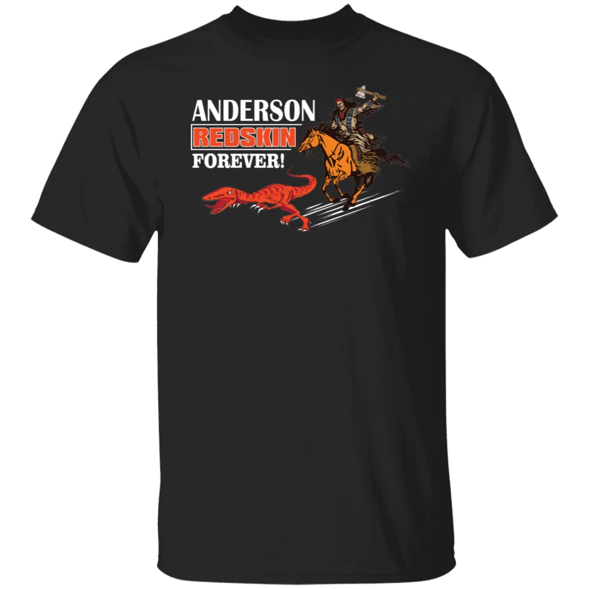"REDSKIN FOREVER" T-Shirt (Black) 2