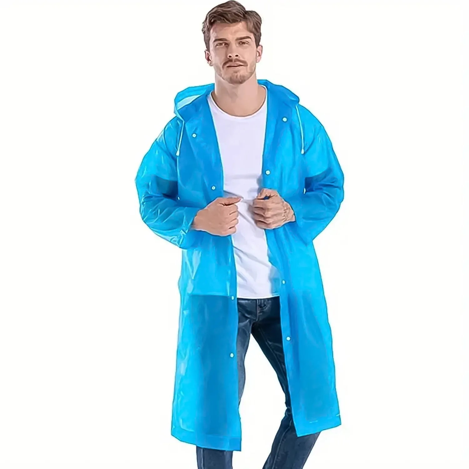 Rain (1pc) Beautifully designed Adult Portable Clean-lined Fashion Coat