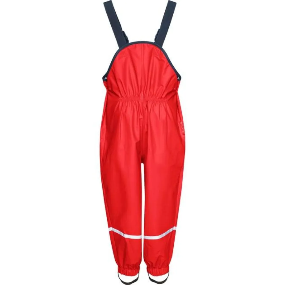Rain Dungarees Red