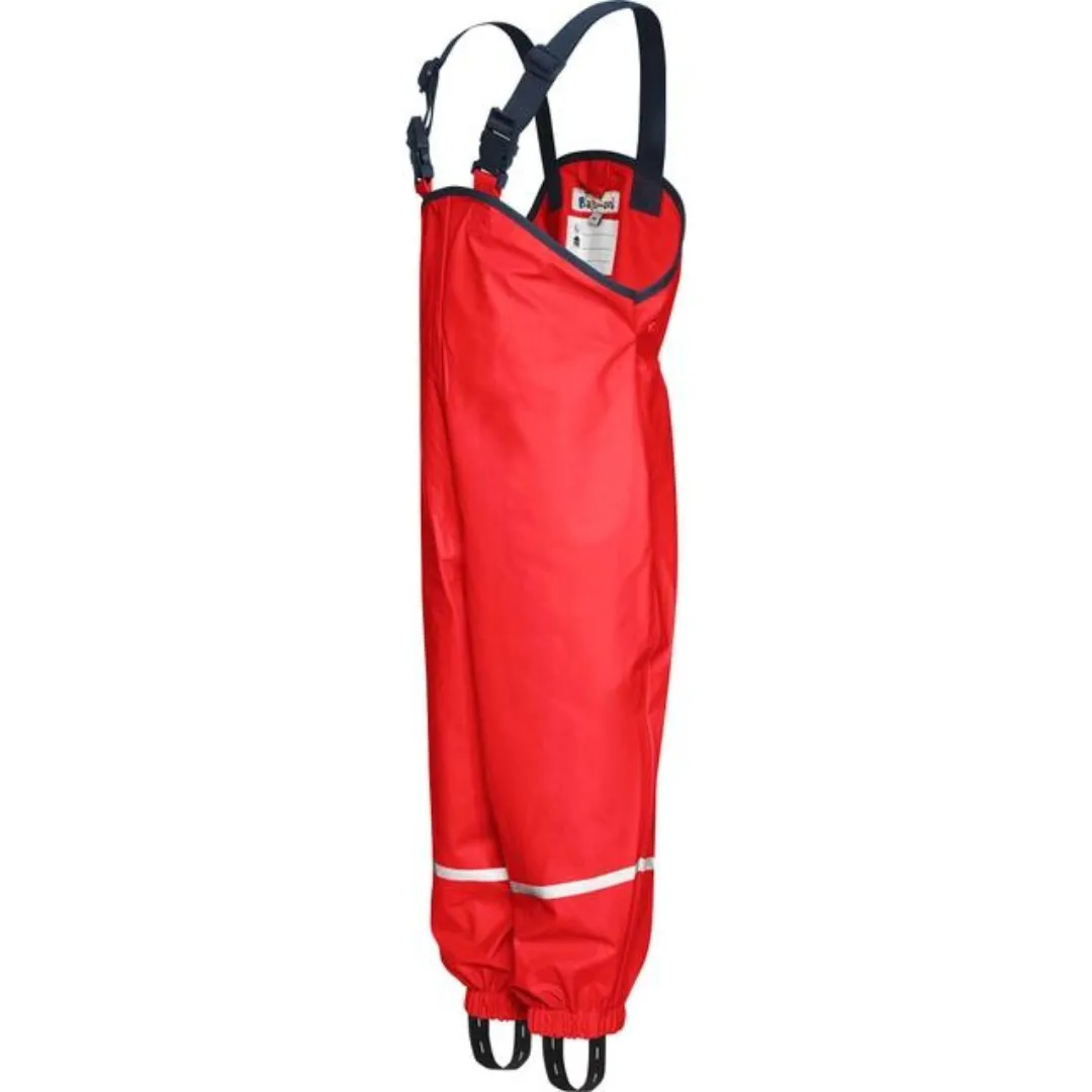 Rain Dungarees Red