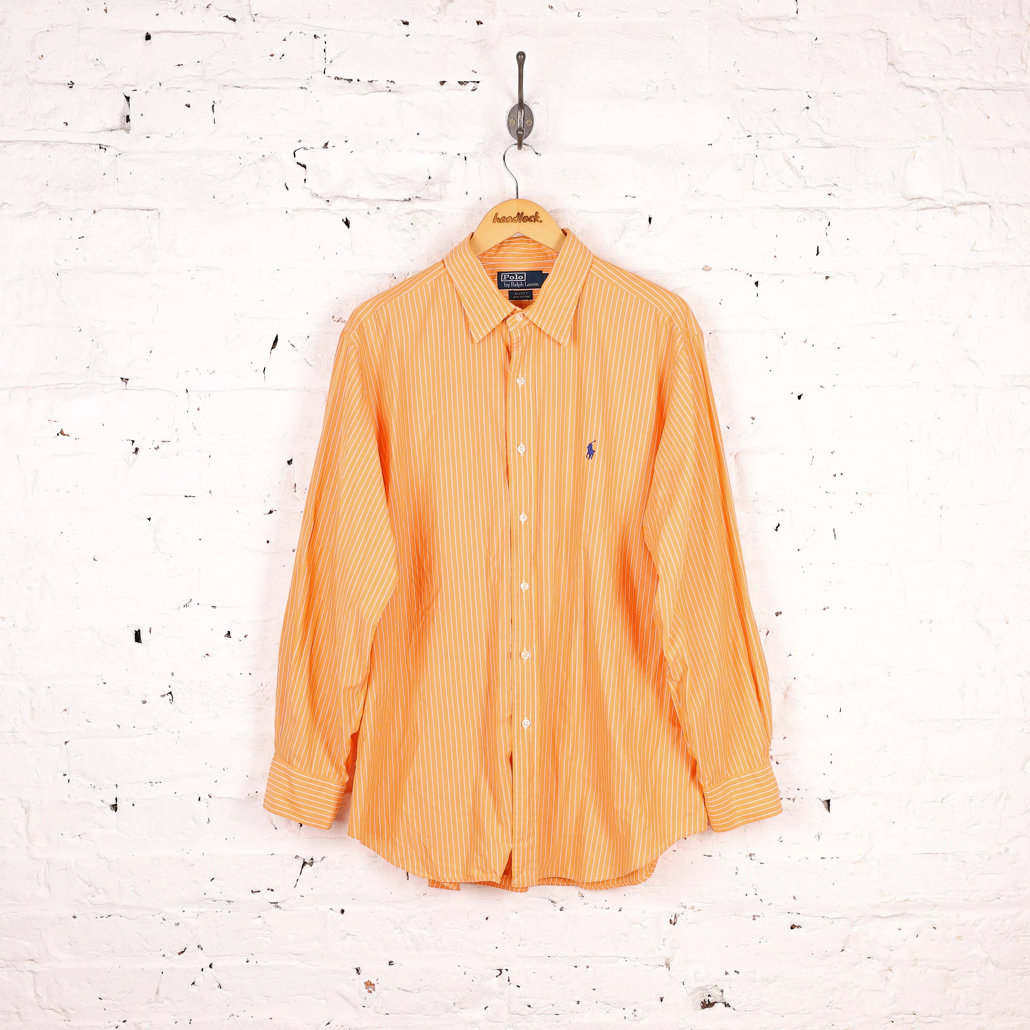 Ralph Lauren Alcott Striped Shirt - Orange - L