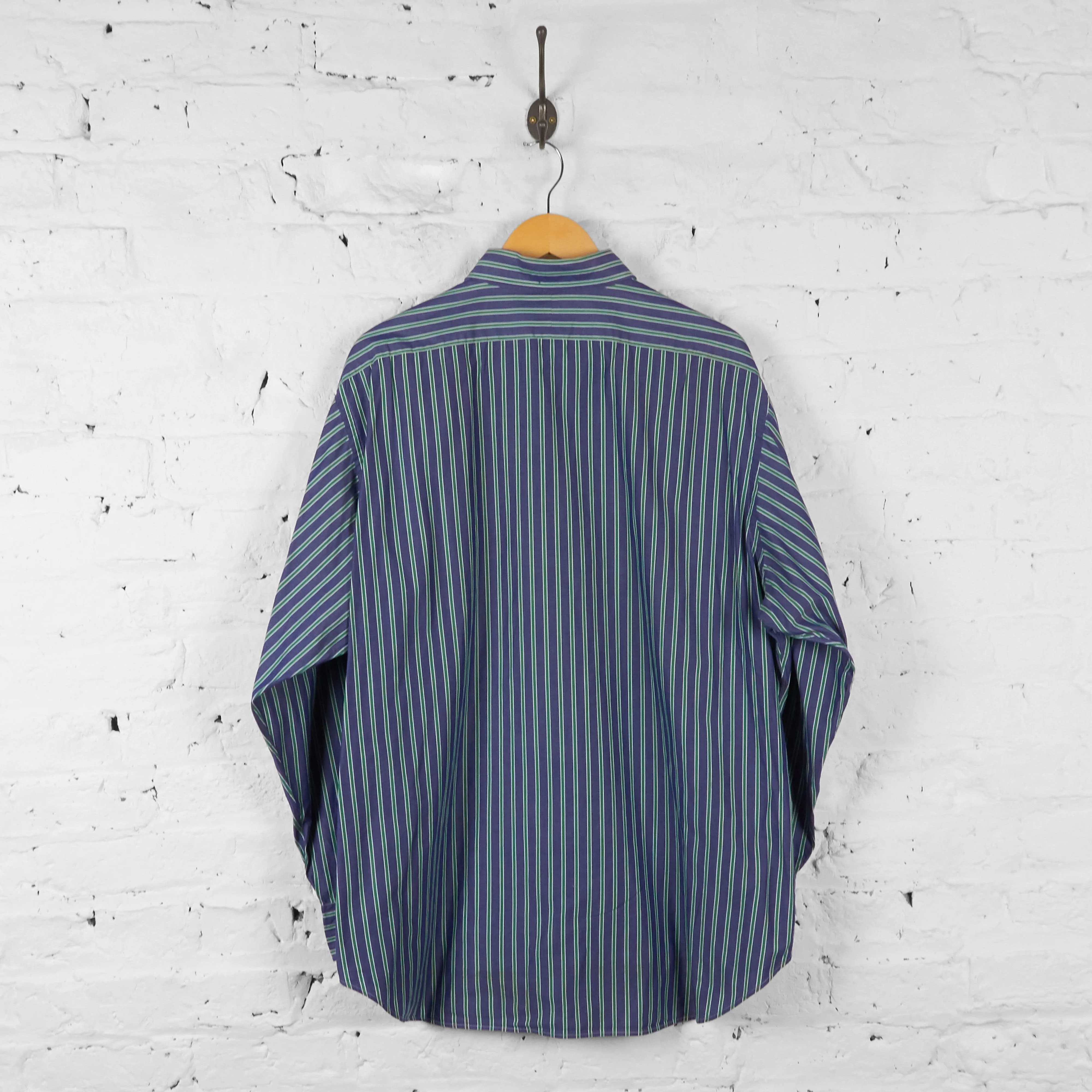 Ralph Lauren Striped Shirt - Blue - XL