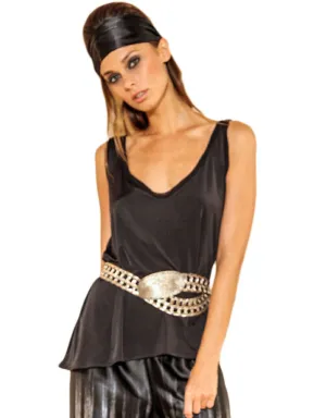 Ramona LaRue Heidi Tank in Black Venezia