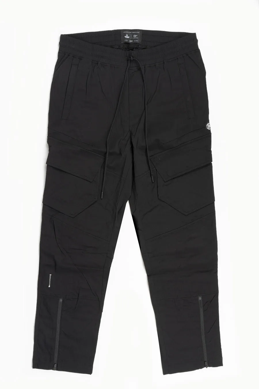 REIGNING CHAMP X JIDE OSIFESO WOVEN NYLON CARGO PANT BLACK